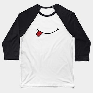 tongue cartoon mouth Baseball T-Shirt